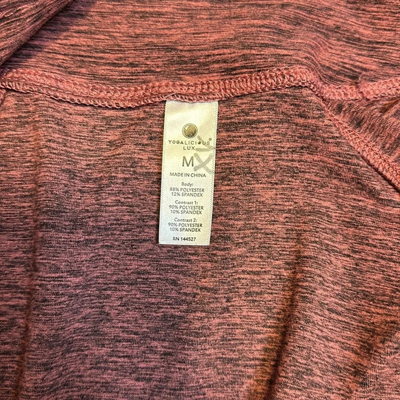 Yogalicious Lux Zip-Up Jacket Size Medium Style JY87241 - Picture 9 of 12